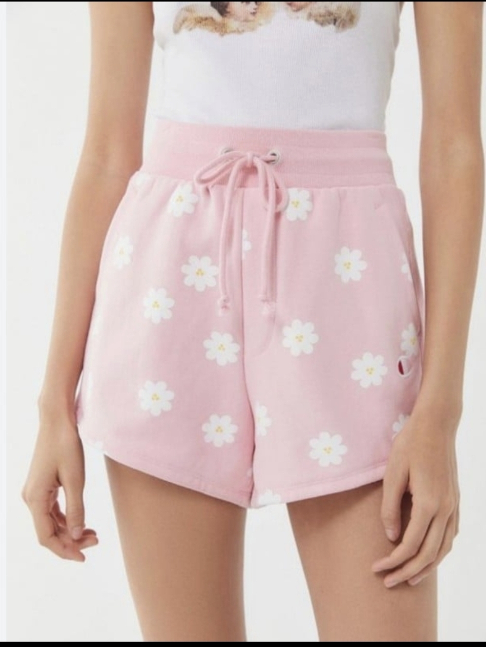 Champion Pink Daisy Shorts
